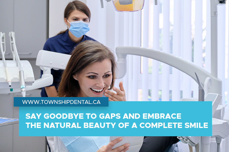 Say goodbye to gaps and embrace the natural beauty of a complete smile